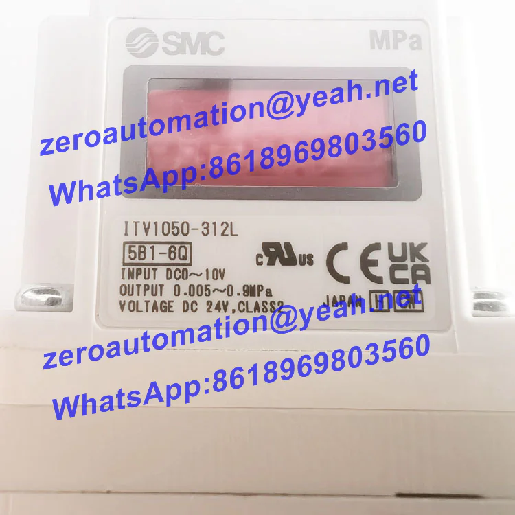 SMC Electro-Pneumatic Regulator/ Electronic Vacuum Regulator ITV1000/2000/3000 0.005 to 0.1 MPa 0.005 to 0.5 MPa 0.005 to 0.9 MPa