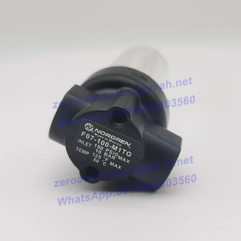 F07-100-M1TG IMI Norgren Miniature general purpose filter G1/8 manual drain
